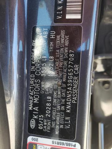 Photo 9 VIN: KNADN5A39G6577087 - KIA RIO EX 