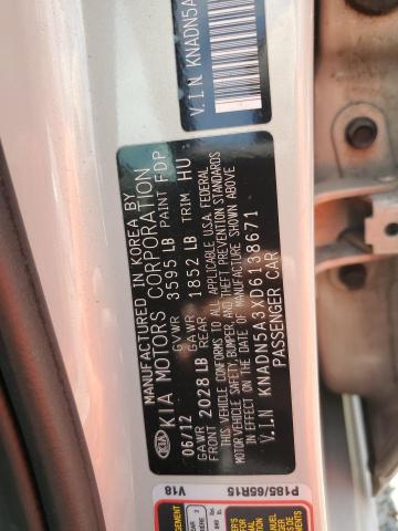 Photo 12 VIN: KNADN5A3XD6138671 - KIA RIO 