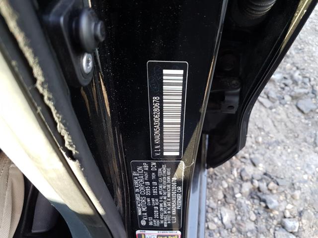 Photo 9 VIN: KNADN5A3XD6280678 - KIA RIO EX 