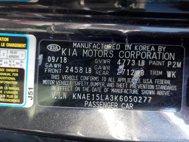 Photo 11 VIN: KNAE15LA3K6050277 - KIA STINGER 