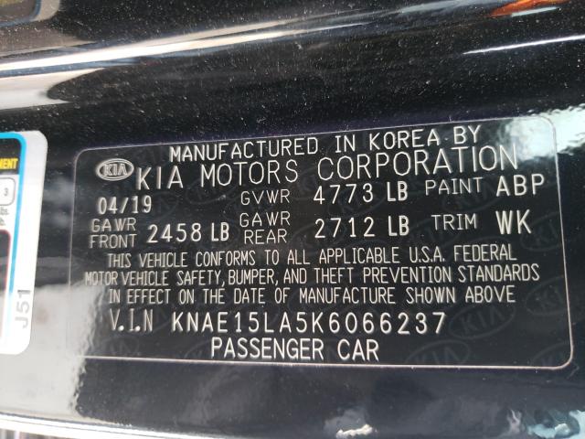 Photo 9 VIN: KNAE15LA5K6066237 - KIA STINGER 