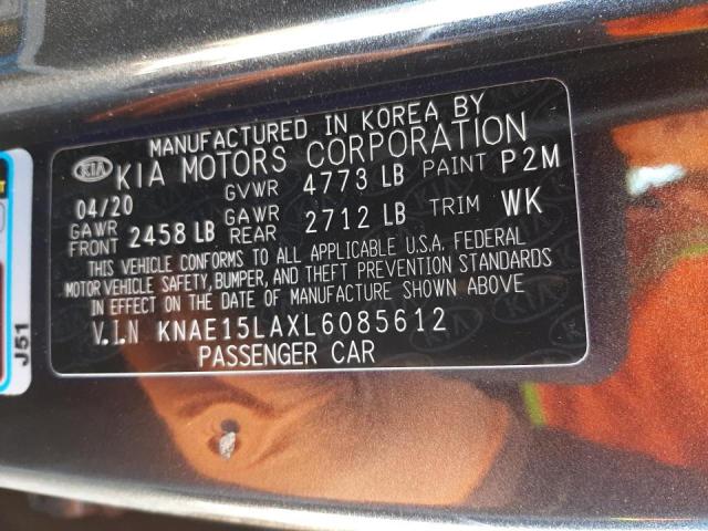 Photo 9 VIN: KNAE15LAXL6085612 - KIA STINGER 