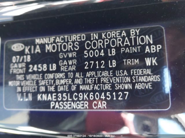 Photo 8 VIN: KNAE35LC9K6045127 - KIA STINGER 