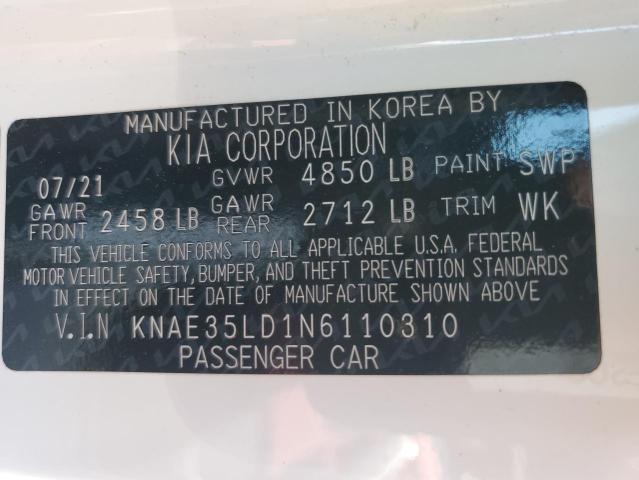 Photo 11 VIN: KNAE35LD1N6110310 - KIA STINGER 