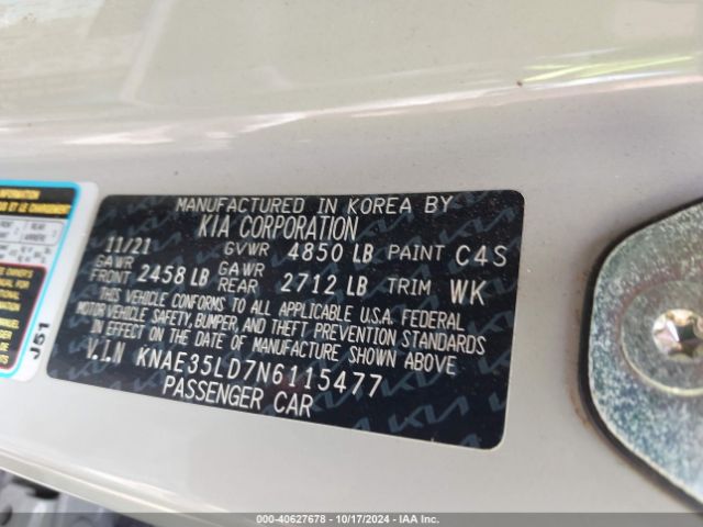 Photo 8 VIN: KNAE35LD7N6115477 - KIA STINGER 