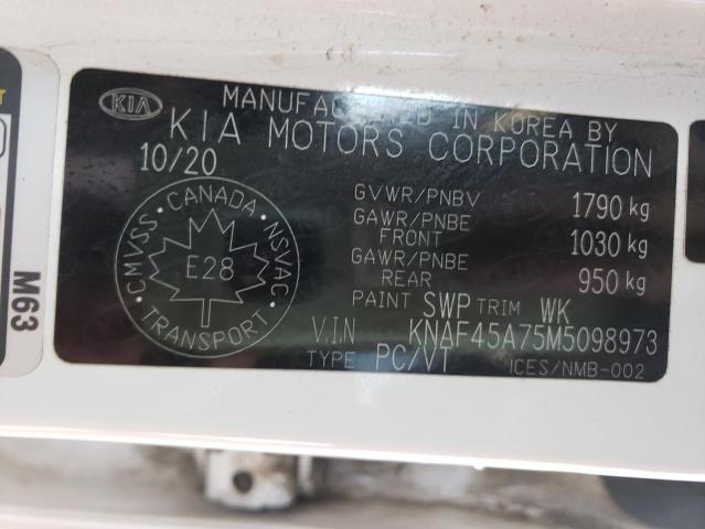 Photo 9 VIN: KNAF45A75M5098973 - KIA FORTE GT 