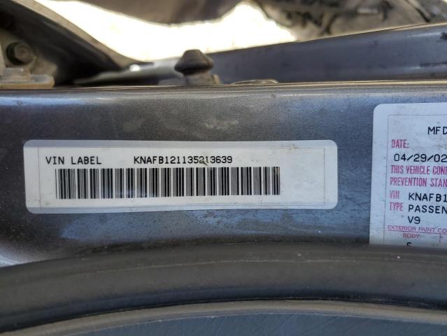 Photo 12 VIN: KNAFB121135213639 - KIA SPECTRA 