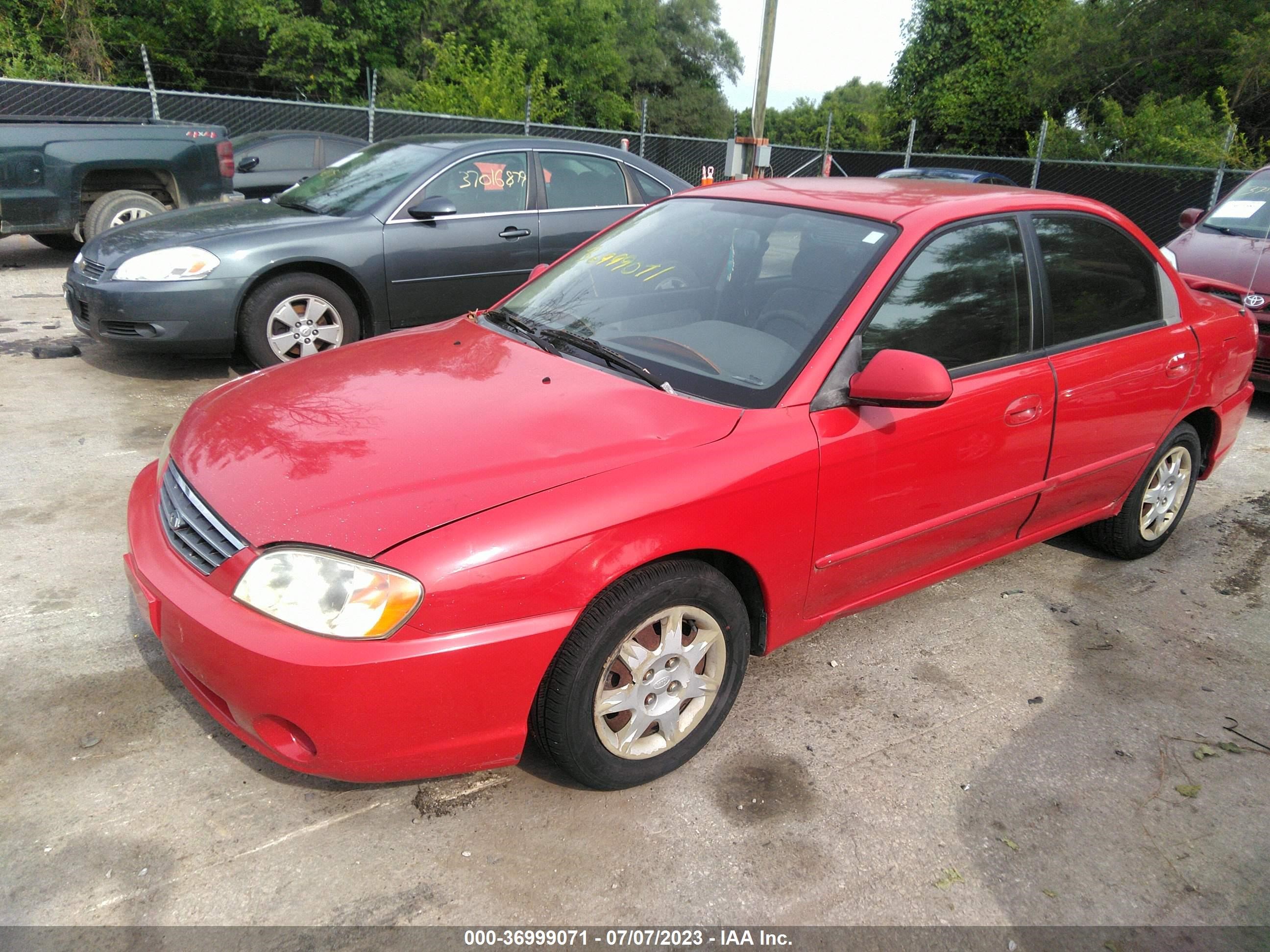 Photo 1 VIN: KNAFB121835234343 - KIA SPECTRA 