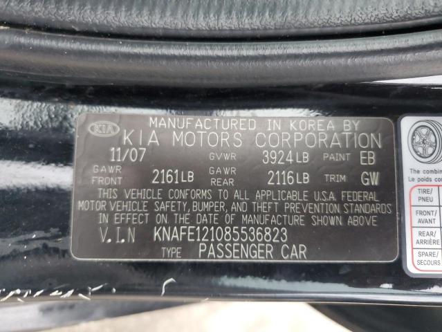 Photo 11 VIN: KNAFE121085536823 - KIA SPECTRA 