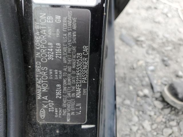 Photo 11 VIN: KNAFE121185530528 - KIA SPECTRA EX 