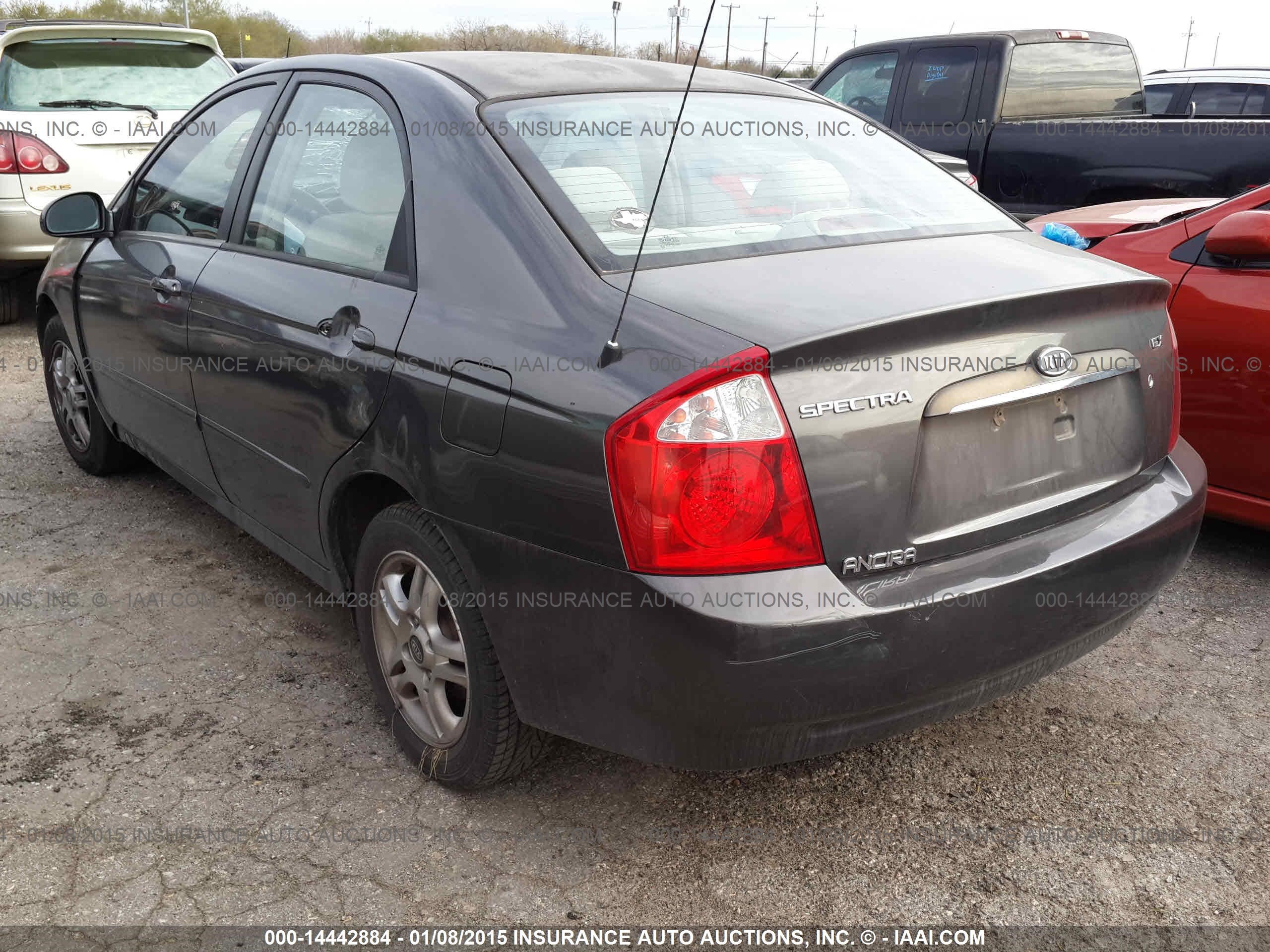 Photo 2 VIN: KNAFE121255091450 - KIA SPECTRA 