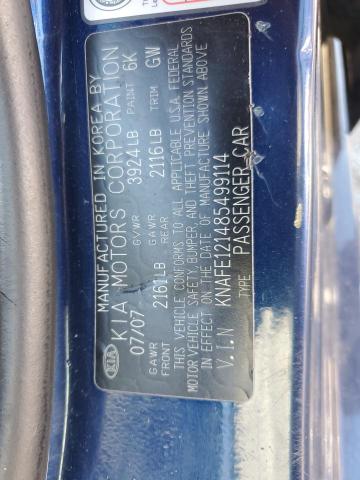 Photo 11 VIN: KNAFE121485499114 - KIA SPECTRA 