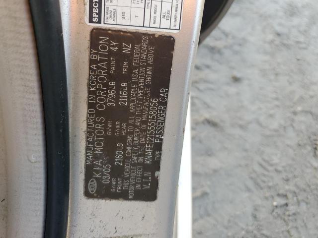 Photo 12 VIN: KNAFE121555158056 - KIA SPECTRA LX 