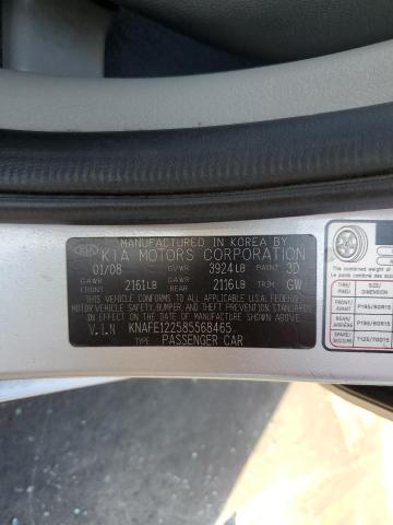 Photo 12 VIN: KNAFE122585568465 - KIA SPECTRA 