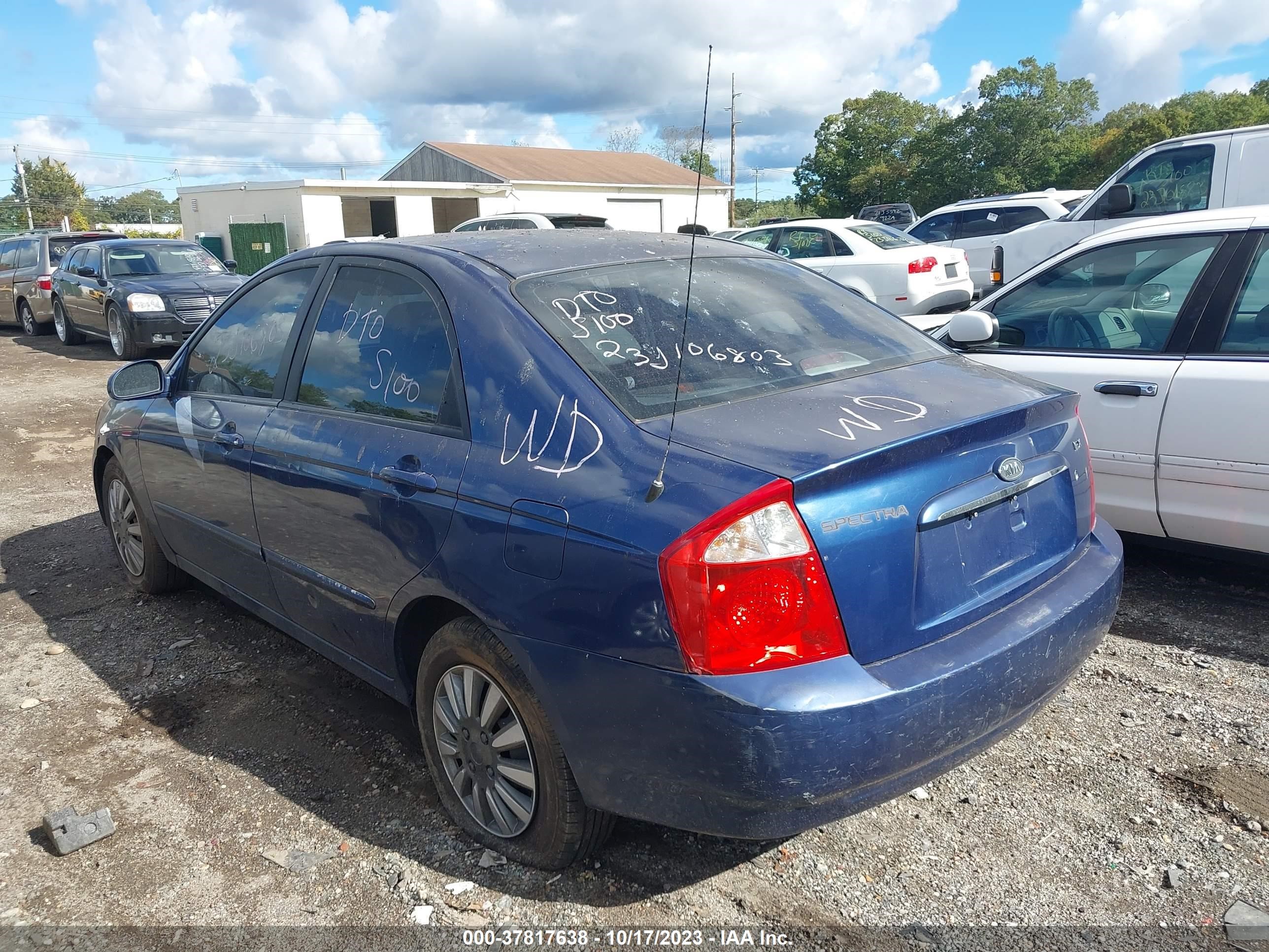 Photo 3 VIN: KNAFE122955135923 - KIA SPECTRA 