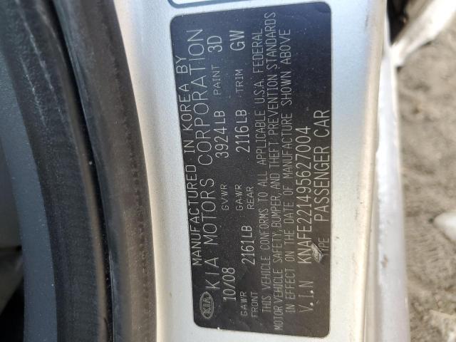 Photo 11 VIN: KNAFE221495627004 - KIA SPECTRA EX 