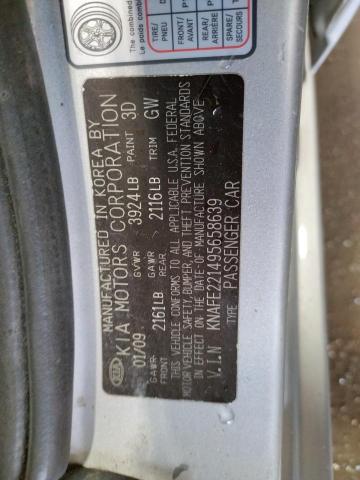 Photo 9 VIN: KNAFE221495658639 - KIA SPECTRA EX 