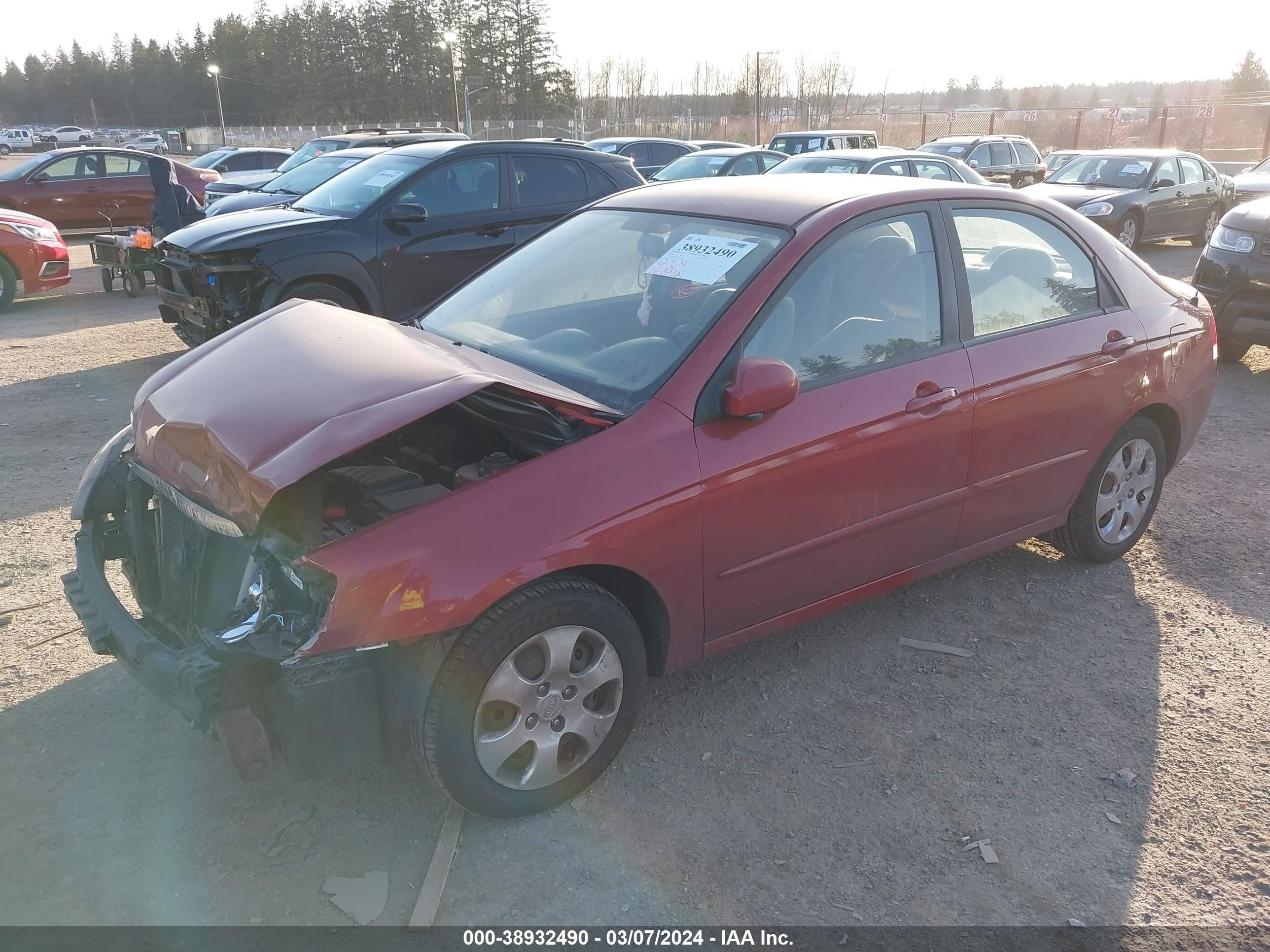 Photo 1 VIN: KNAFE221995650987 - KIA SPECTRA 