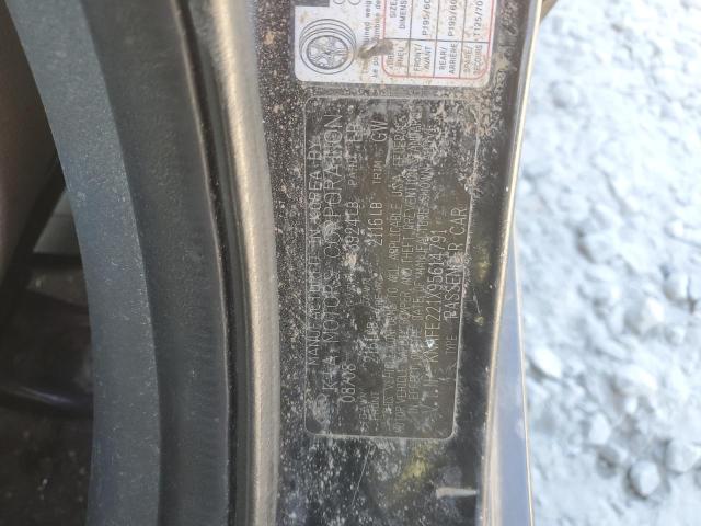 Photo 11 VIN: KNAFE221X95614791 - KIA SPECTRA EX 