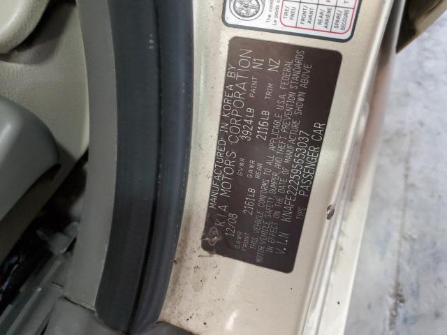 Photo 11 VIN: KNAFE222595653037 - KIA SPECTRA EX 