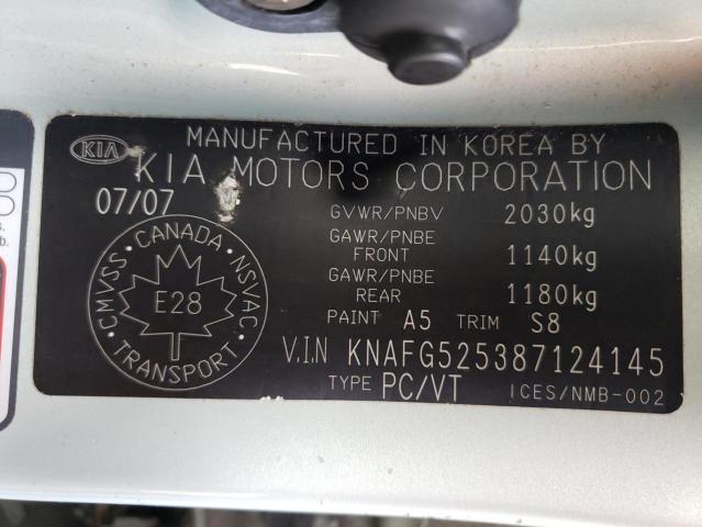 Photo 12 VIN: KNAFG525387124145 - KIA RONDO 