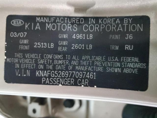 Photo 12 VIN: KNAFG526977097461 - KIA RONDO 