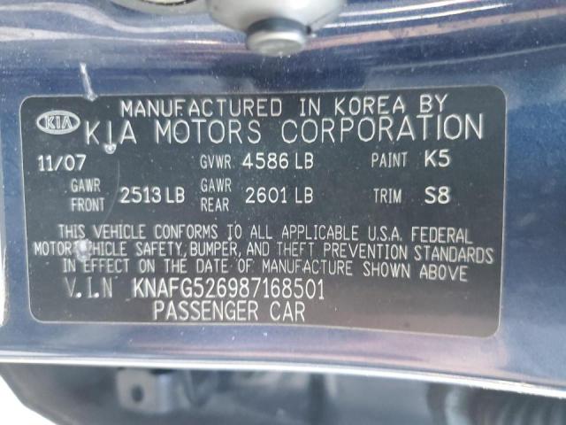 Photo 12 VIN: KNAFG526987168501 - KIA RONDO 