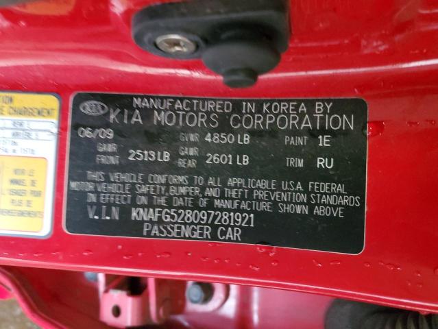 Photo 12 VIN: KNAFG528097281921 - KIA RONDO BASE 