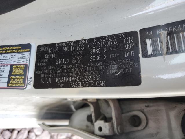 Photo 11 VIN: KNAFK4A60F5289503 - KIA FORTE LX 