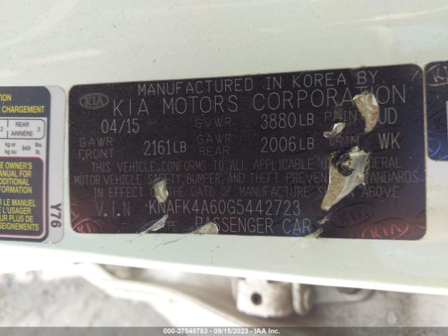 Photo 8 VIN: KNAFK4A60G5442723 - KIA FORTE 