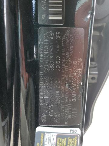 Photo 12 VIN: KNAFK4A60G5487399 - KIA FORTE 