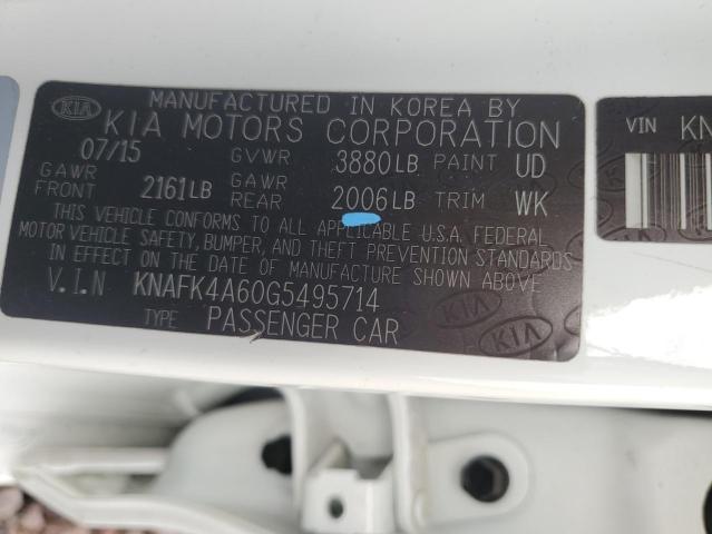 Photo 11 VIN: KNAFK4A60G5495714 - KIA FORTE 