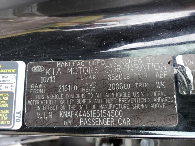 Photo 11 VIN: KNAFK4A61E5154500 - KIA FORTE 