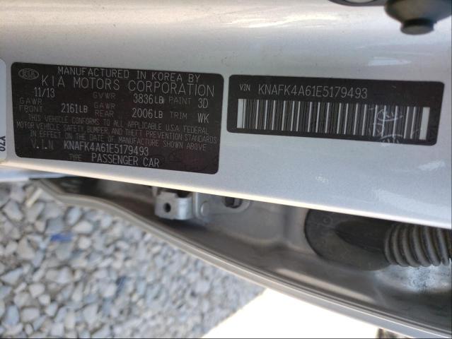 Photo 9 VIN: KNAFK4A61E5179493 - KIA FORTE LX 