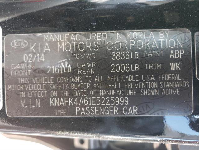 Photo 9 VIN: KNAFK4A61E5225999 - KIA FORTE 