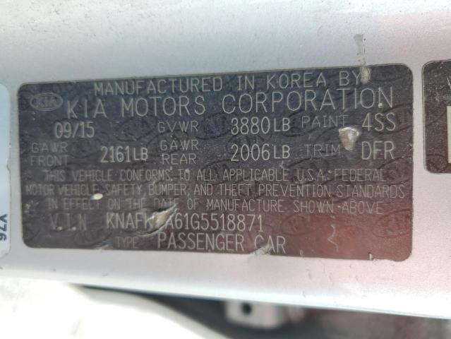 Photo 11 VIN: KNAFK4A61G5518871 - KIA FORTE 