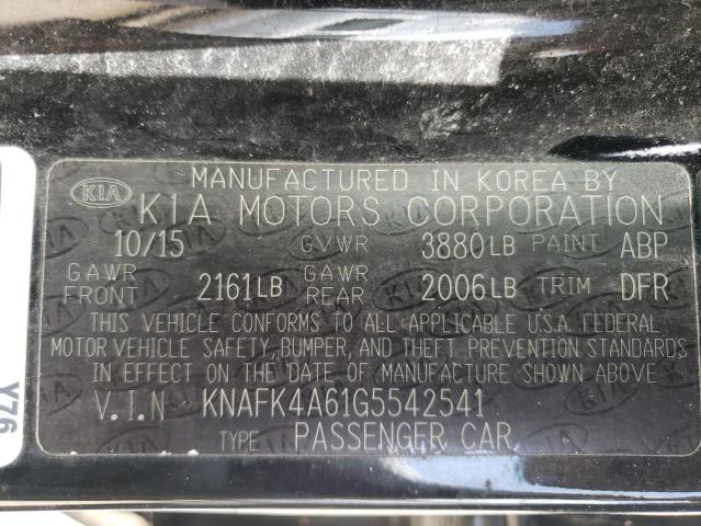 Photo 11 VIN: KNAFK4A61G5542541 - KIA FORTE 