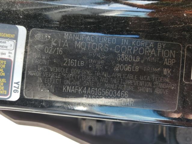 Photo 11 VIN: KNAFK4A61G5603466 - KIA FORTE LX 