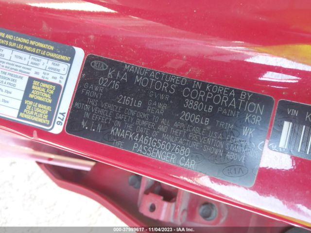 Photo 8 VIN: KNAFK4A61G5607680 - KIA FORTE 