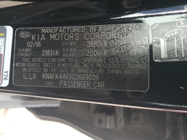 Photo 12 VIN: KNAFK4A61G5609039 - KIA FORTE 