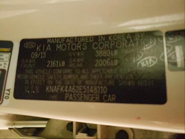 Photo 9 VIN: KNAFK4A62E5148110 - KIA FORTE LX 