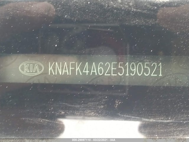 Photo 8 VIN: KNAFK4A62E5190521 - KIA FORTE 