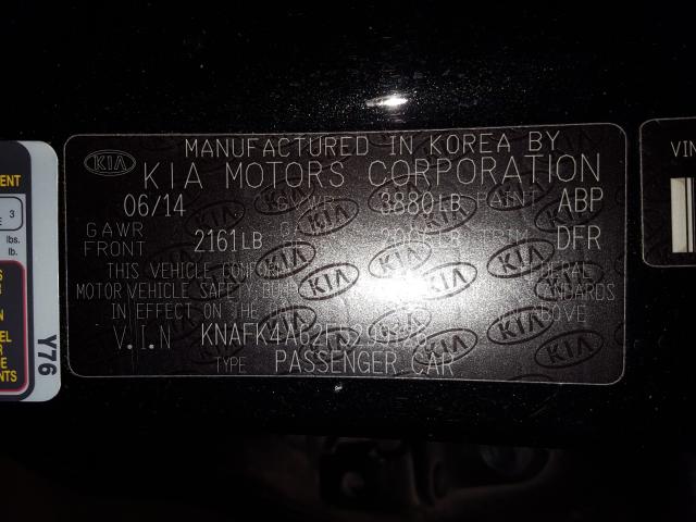 Photo 9 VIN: KNAFK4A62F5299126 - KIA FORTE LX 