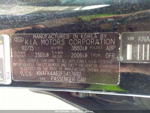 Photo 8 VIN: KNAFK4A62F5417692 - KIA FORTE 