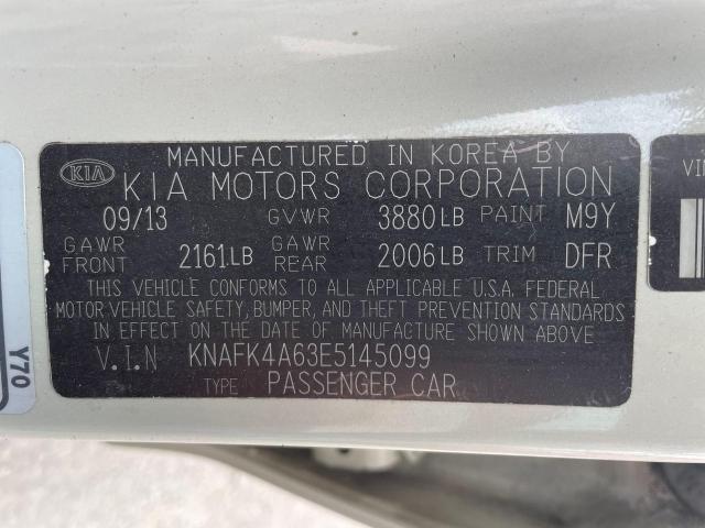 Photo 9 VIN: KNAFK4A63E5145099 - KIA FORTE 