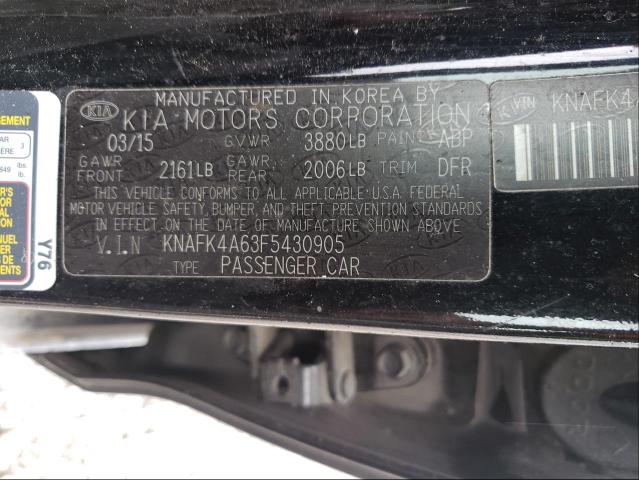 Photo 9 VIN: KNAFK4A63F5430905 - KIA FORTE LX 