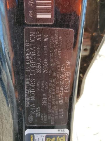 Photo 11 VIN: KNAFK4A63G5569935 - KIA FORTE LX 