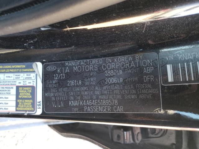 Photo 11 VIN: KNAFK4A64E5189578 - KIA FORTE 