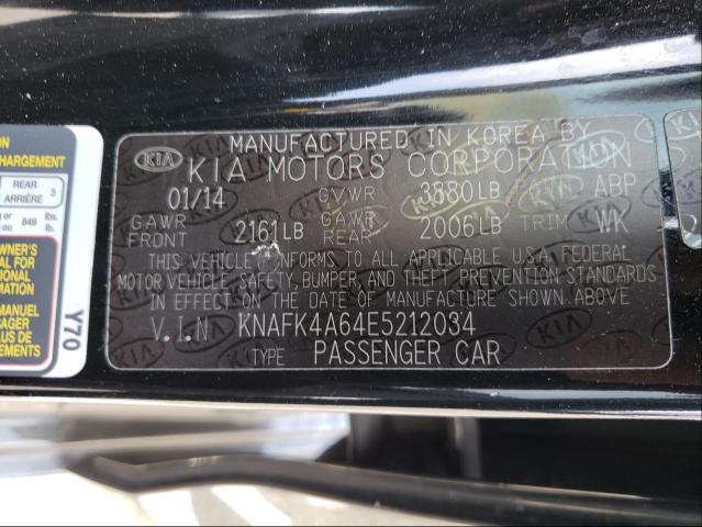 Photo 9 VIN: KNAFK4A64E5212034 - KIA FORTE LX 