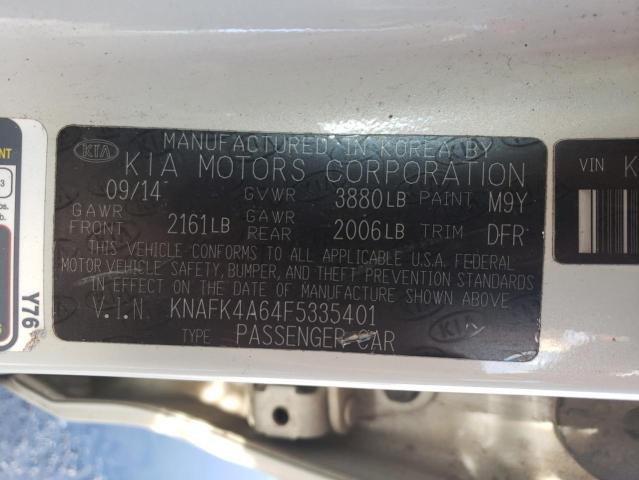 Photo 11 VIN: KNAFK4A64F5335401 - KIA FORTE 